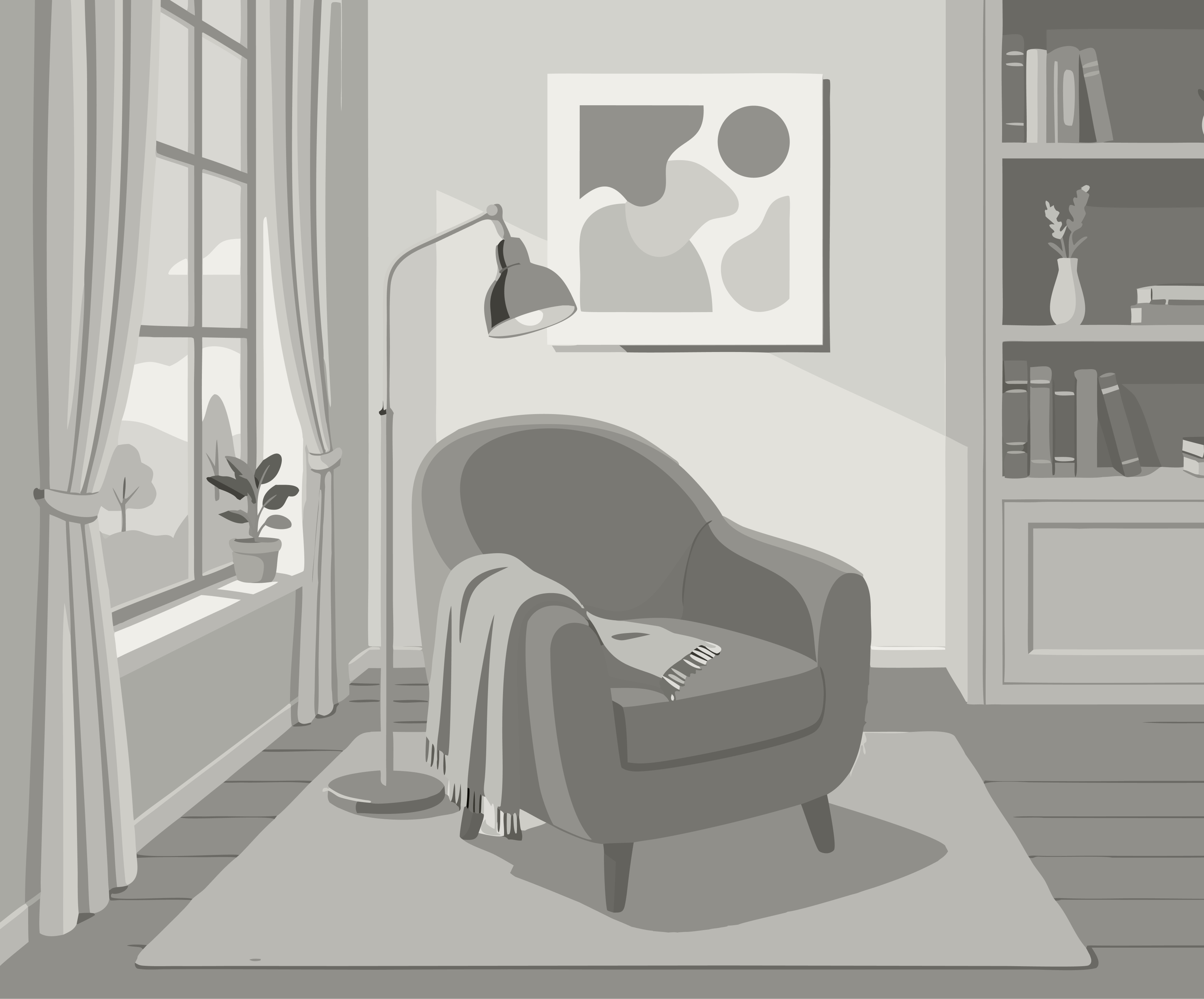 Queen Room with Shared Bathroom
